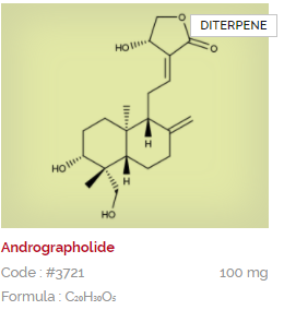Extrasynthese Andrographolide Botanical Reference Material
