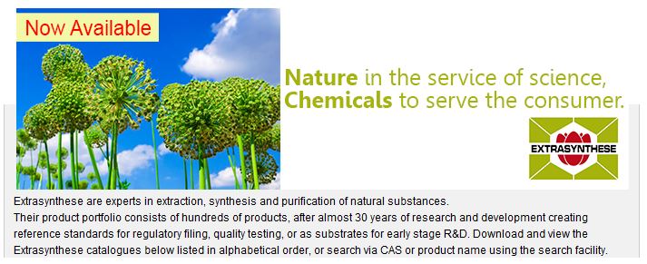 Natural Reference Standards synthesised from natural substances.  Flowers Image